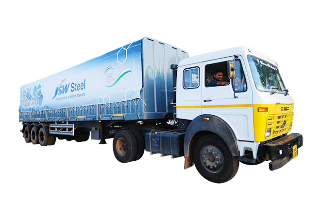 Three Axle, Coil Carrier with Sliding Canopy 12.2 Mtr