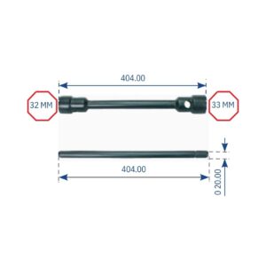 WHEEL SPANNER WITH TOMMY BAR