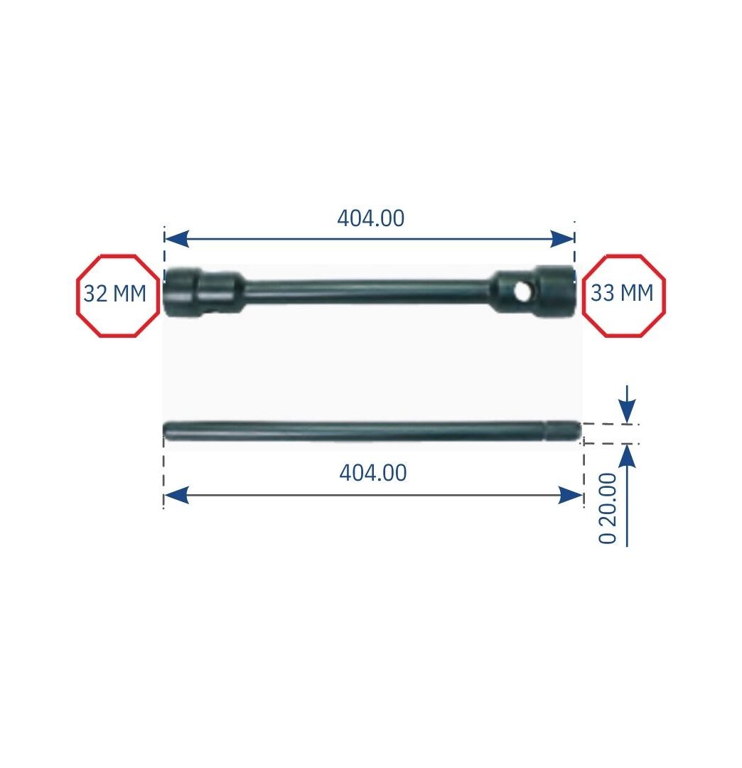 WHEEL SPANNER WITH TOMMY BAR