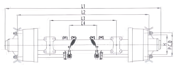 American Type Out Board Axle - Image 2